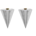 2Pcs Steel Construction Wire Hammer Vertical Hanging Measuring Tool