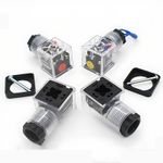 Hydraulic Solenoid Valve Plug Universal Indicator Light AC 220V DC 24V DC12V