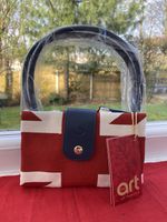 Union Jack Fold Up Bag with zip & press stud fastenings by Signare Tapestry