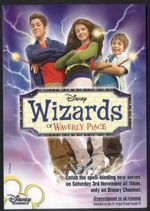 Modern Disney Postcard: WIZARDS of WAVERLY PLACE Promo Poster. Free UK p&p