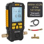 Digital Vacuum Gauge A/C HVAC Vacuum Pressure Leak Detection Evacuation Mode