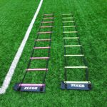 ZEEGO Football Speed Ladder / Agility Ladder - 4m/6m Fitness Training Ladder