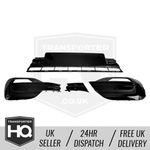 VW T6.1 Transporter Gloss Black Lower Grille / Bumper Inserts (2020-on) 6 Holes