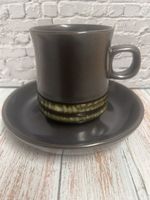 STUNNING RETRO COLLECTABLE DENBY BOKHARA KISMET COFFEE/TEA CUP & SAUCER