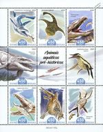 PREHISTORIC AQUATIC ANIMALS Dinosaurs MNH 8v-Stamp Sheet #53 2024 Guinea-Bissau
