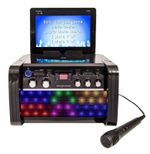 Easy Karaoke EKS213BT Bluetooth CD+G Karaoke System with Disco Lights