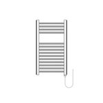Flomasta Towel Rail Radiator Bathroom Warmer Electric Flat Modern Chrome 40x70cm