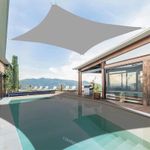 HEAVY DUTY  SAIL GARDEN PATIO AWNING CANOPY 98% UV BLOCK WATERPROOF UK.
