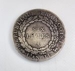 6 books au Génie FRANCOISE year II 1793A without .  under L of Law VF + RARE EB91568