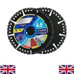 Diamond Multi-Purpose Saw Blades, 4.5 Inch Heavy Duty Diamond Cutting Blades