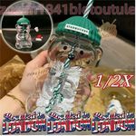 2026 NEW Starbucks Barista Bear Glass Cup(500ml) Limited Edition Christmas Cup