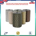 50M 300FT 4mm 7 Strand Core 550 Paracord Parachute Cord Camping Tent Rope Color