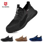 Safety Trainers Safety Shoes Steel Toe Cap Trainers Work Shoes For Men Women UK