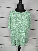 M&S Green Abstract Print T-Shirt UK 14