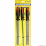 3pc Wood Rasp File Set Carpenter Tools Professional Workshop Trade DIY New