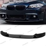 FOR 2011-16 BMW 5 SERIES F10 F11 M SPORT FRONT SPLITTER SPOILER LIP GLOSS BLACK