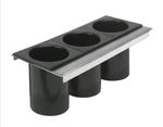 Advance Tabco PRA-BR-3 Prestige Series Ice Bin 3-Bottle Well Sliding