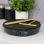 Electric Pancake & Crepe Maker / 12" Non-Stick Hot Plate/Easy clean