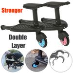 Stroller Step Pedal Bracket Wheeled Stroller Connector for Children Buggy
