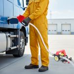 12V Diesel Oil Pump Kit 45L/min 200W Transfer Pump Auto Shutoff Manual Nozzle