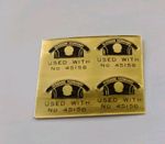 HORNBY R061 OO GAUGE LMS 5112 class 5 NAME PLATES PAIR