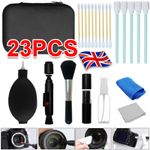 Professional DSLR Camera Cleaning Kit 23-in-1 Camera Cleaner Set for Sensor Lens