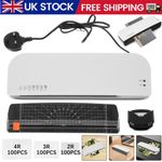 A4 Laminator Machine Thermal Laminator for Home Office School With 300 Pouches