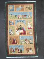 Star of Wonder Christmas Nativity Patchwork Quilt Panel by Nancy Halvorsen
