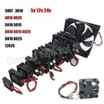 DC Cooling Fan 5V 12V 24V Mini Silent Brushless Fans 40/50/60/70/80/90/120mm