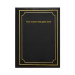 Personalised Custom Text 6x4 Plain Photo Album with 200 Pockets