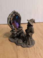 Mirror Mirror Pewter Ornament Of A Wizard And Crystal Mirror No 3165 G Slocombe