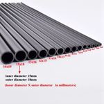 Grey PVC Round Tube Pipe 100mm-500mm Various Sizes OD 10mm-75mm Durable Plastic