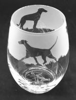DOBERMAN Frieze Boxed 36cl Crystal Stemless Wine / Water Glass