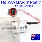 fits YANMAR Fuel Shut Off Stop Solenoid 158552-61900 3TNV76, 4TNV98, 3TNM72