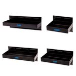 SGS Magnetic Tool Tray Set 4pcs - 6" 8" 10" & 12" Width Powder Coated Trays