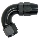AN-10 10AN BLACK 120 DEGREE Swivel FULL FLOW CUTTER Oil Braided Hose Fitting