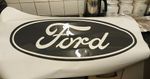 custom/personlized large ford  vinyl van/car stickers, 900mm x 310mm  Black Only