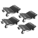 4x Car Wheel Dolly Heavy Duty Skate Auto Repair Van Positioning Jack 6000 lbs