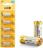 LiCB 23A A23 12V Alkaline Battery (5PCS) 