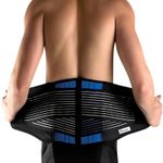 Adjustable Neoprene Double-Pull Lumbar Support Lower Back Belt Brace Pain Relief