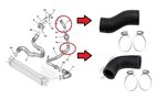 PEUGEOT BOXER CITROEN RELAY 2.0 2.2 BlueHDi UPPER & LOWER TURBO HOSE PIPE REPAIR