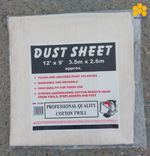 Cotton Dust Sheet Large Heavy Duty Decorating Paint Protection Twill Cover DIY