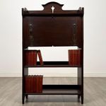  Antique 20th Century Art Nouveau Style Bureau In Mahogany ( AF-5864 )