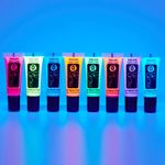 UV Glow - Neon UV Fabric Paint 10ml Textile paint for clothes