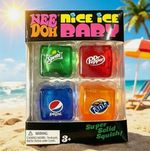 4Pcs Pack Limited Edition Fanta Sprite Dr Pepper Pepsi Squishy Fidget Stress Toy
