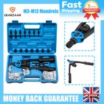 ​​Hand Rivnut Threaded Insert Tool - Complete M3-M12 Mandrel Repair Kit​​ UK