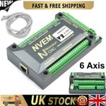 6 Axis CNC Mach3 Control Board NVEM V2 Ethernet Motion Controller Card 200KHz UK