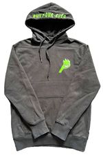 Palace x Spitfire Live To Bun Hoodie Size S Black/Green Graphic Pullover 