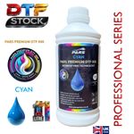 Premium Cyan DTF Ink 1L Pars Anti-Clog Nano Sediment Free for Epson Heads