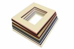 A2 Picture Photo Bevel Edge Mount with A3 Aperture Lots of Colours